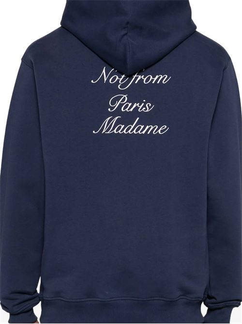 Le Hoodie Slogan Calligraphy hooded sweatshirt DRÖLE DE MONSIEUR | EHO168CO127NY